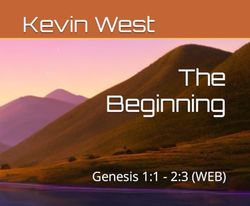 The Beginning: Genesis 1:1 - 2:3 (WEB)