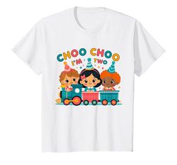 Bambino Treno per bambini Choo Choo Sono un bambino di 2 anni, 2° Maglietta