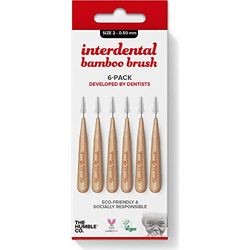 The Humble Co Brosse Interdentaire Bambou Rojothe, Taille 2, Pack de 1