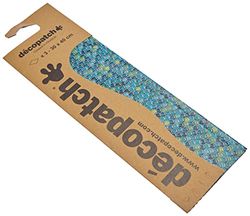 Decopatch C729O - 1 busta da 3 fogli di carta stampata 30x40 cm, Squame blu