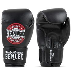 BENLEE Rocky Marciano Pressure Luvas de boxe em miniatura, unissexo para adultos, preto, vermelho e branco, 355 ml