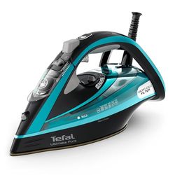 Tefal Ultimate Pure FV9844 stoomstrijkijzer, 3200 W voor een snelle opwarming, 250 g/minuut stoomstoot, Micro-Calc-filter voor totale bescherming, 60 g/minuut variabele stoomproductie