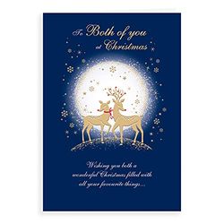Piccadilly Greetings Regal Publishing C85467 - Tarjeta de Navidad clásica para ambos (22,8 x 15,2 cm)
