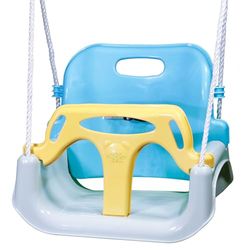 ZERRO Balancoire Bebe Enfant Exterieur/Iintérieur Hauteur Réglable Balançoire Siege 50KG,Jaune