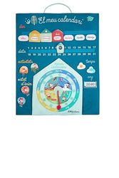 LILLIPUTIENS Calendario nel Tempo in catalano, Colore Blu, 83119