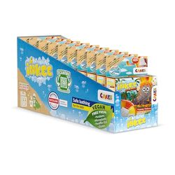 INKEE Pack de 10 Bombas de Baño Foamy Volcano, Bomba de baño para niños con Forma de Volcán y Efecto Lava, con Aroma a chuche de Cola, 70g, Sin Gluten