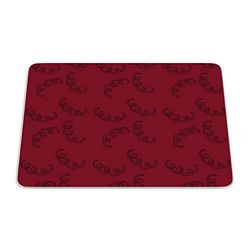 Bonamaison, Tapis de Souris Rectangle Imprimé Numériquement, Fond Antidérapant, pour Bureau et Maison, Taille: 22x18cm