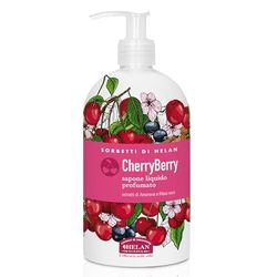 Helan I Sorbetti CherryBerry - Revitalising, Scented Body Cream with Antioxidant Vitamin C & E, Blackcurrant, Black Cherry - Gentle Moisturiser & Body Milk with Sweet Almond Oil - Made in Italy, 150ml
