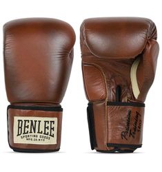 Benlee bokshandschoenen van leer, premium training, bruin/zwart/beige, 45 ml
