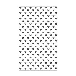 Vaessen Creative 100604-109 Mini Embossing Folder, Hearts, for Adding Texture and Dimension to Scrapbook Pages, Cards and Other Papercraft Projects, 3 x 5 inches