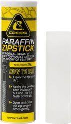 Cressi Paraffin Zipstick Paraffinpinne för att skydda metallgångjärn torra eller halvtorkade våtdräkter, färglös, 26 g, unisex vuxen