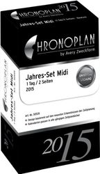 CHRONOPLAN - CHRONOPLAN Jahres-Set Tagesplan 2015, Midi