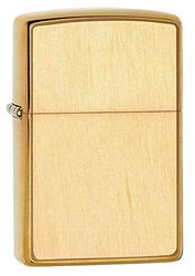 Zippo - Woodchuck Birch - Birch Emblem Attached, Brushed Brass - Windproof Lighter, refillable, in gift box