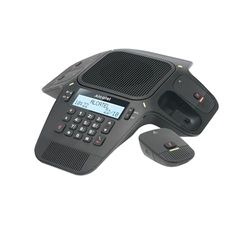 ALCATEL Conference 1800 - Système de conférence analogique de Haute qualité Audio - Salle de réunion Moyenne et Grande - 4 micros DECT détachables - Mains Libres Full-Duplex