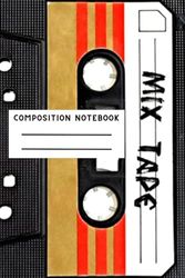 Notebook: Cassette Tape Journal Notebook for Adults, Students, School, College, Office and Home