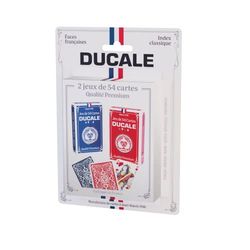 Ducale Origine - 2 uppsättningar med 54 kort - Rumie-spel - premiumkvalitet