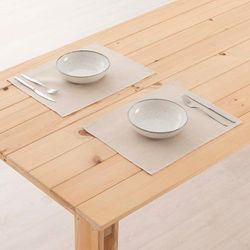 BELUM Lot de 2 Sets de Table Simple 45 x 35 | Lot de 2 Sets de Table Simple | Nappe 100% Coton résiné Anti-Taches, 300 g. | Nappe Anti-Taches