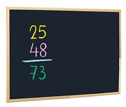 Fajeda - Zwart bord, houten frame, 60 x 90 cm (505-3)