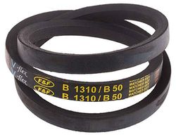 RS PRO PET, rubberen aandrijfriemen, B-profiel 17 mm x 11 mm x 1270 mm, schijfdiameter 125 mm