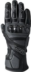 RST Fulcrum CE Perforated Leather Sports Motorcycle Gloves (Grey, Black, L)