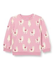 s.Oliver Junior meisjes sweatshirt met allover print PINK 86, roze, 86 cm