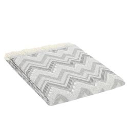 Alexandra House Living Deken fez grijs 125 x 180 cm