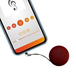 A.S ROMA Mini Speaker, Cassa Portatile Bluetooth Wireless, Suono Potente, Piccolo Altoparlante, Tasto Selfie, Mini Cassa Bluetooth per Viaggi, Casa, Escursioni (Giallo/Rosso)