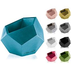 concrette Blomkruka blomkruka cement-blomkruka av betong fyrkantig geometrisk Ø 9 cm/Ø 12 cm | 17 färger