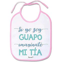 Supermolon 02581 Babyslabbetje met veters, pastelroze, uniseks