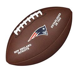Wilson Unisex-Adult NFL Licensed Ball, Brown, Uni