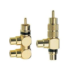 In-akoestiek Premium RCA F-adapter (set van 2)