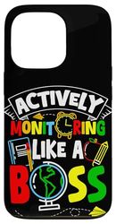 Actively Monitoring LIKE A Boss Actively Monitoring Boss Case for iPhone 13 Pro