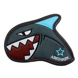 AIMSHARK Färgläggning golfjärnsöverdrag/1 st/golfhuvudöverdrag/golfklubbsöverdrag/kilskydd (grå med stjärnmärke)