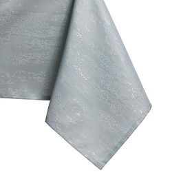 AmeliaHome Bordsduk, 140 x 350 cm bordsduk, fläckskydd, lotuseffekt, tvättbar, vattenavvisande, ornament Vesta silver