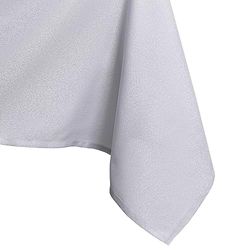 AmeliaHome Lotus Effect Water-Repellent Tablecloth Polyester Empire Lilac 110 x 110 cm Round