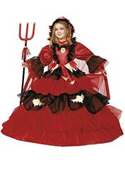 Little Devil Princess costume disguise fancy dress girl Halloween Carnival Atelier (Size 6-8 years)