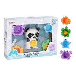 WELL HOME MOBILIARIO & DECORACIÓN- Ensemble de Salle de Bain 5 pièces Motif Panda, WH14721, Multicolore, 31x7,5x23