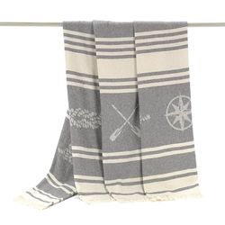 Fouta Maca gris