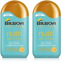 Bilboa, Doposole Nutriente Nutribronze con Vitamina C - Doposole Idratante e Nutriente, Ideale per Mantenere l'Abbronzatura a Lungo - Per Tutti i Tipi di Pelle - Dermatologicamente Testato - 200 ml