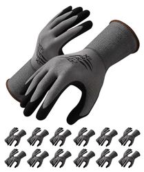 G-REX - P 09 / Assembly Gloves/Size 8, 12 Pairs/Grey/Assembly Gloves/Gloves Work Gloves