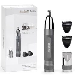 BaByliss Tagliacapelli Super-X in metallo, per orecchie e sopracciglia, robusto alloggiamento in metallo, taglio liscio e sicuro