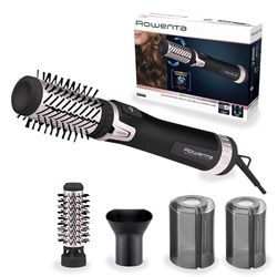 Rowenta Brush Activ' Volume & Shine Brosse soufflante rotative, Cheveux doux et brillants, 1000 W, Concentrateur, 2 brosses pour tous les types de cheveux, Facilité d’utilisation CF9550F0