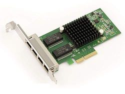 KALEA-INFORMATIQUE Gigabit Ethernet-nätverkskontrollerkort med 4 portar över PCIe x4-port med Intel I350-T4-chipset