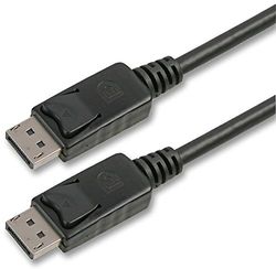 Pro Signal PSG03556 DisplayPort Mannelijk naar Mannelijk Lead, 0,5 m, Zwart, Afsluitbaar