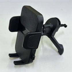 Hoppac Soporte para teléfono móvil para Coche, Gancho de Acero para la ventilación, rotación de 360° y desbloqueo de un botón, Soporte para teléfono móvil para Smartphone de 4 a 7 Pulgadas