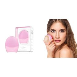 FOREO UFO 2 Pearl Pink Supercharged 2-min Full Facial, Warming, Cooling, Advanced Temperature Control & LUNA 3 Silicone Facial Cleansing & Firming Massage Brush for Normal Skin, Ultra-Hygienic