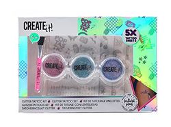 CREATE IT - Kit de tatouages pailletés - 84214