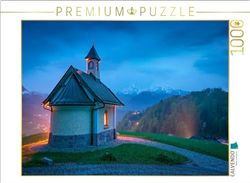 CALVENDO Puzzel Kirchleitenkapelle in Berchtesgaden, 1000 stukjes, legformaat 64 x 48 cm, fotopuzzel voor gelukkige uren