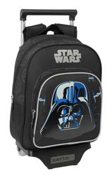 safta STAR WARS REBELLION - Sac à dos pour enfant avec chariot 705, idéal pour enfants de différents âges, confortable et polyvalent, qualité et résistance, 27 x 10 x 33 cm, Noir, M, Décontracté