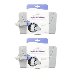 Ubbi On The Go Grijze Veeg Houder Baby Geschenken, Set van 2